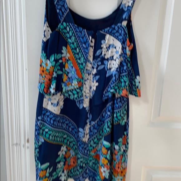 Anthropologie Maeve Ruffle Floral Shift Dress - Picture 4 of 4